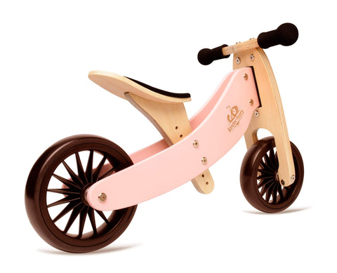 2-in-1 Tiny Tot Plus Tricycle & Balance Bike - Rose