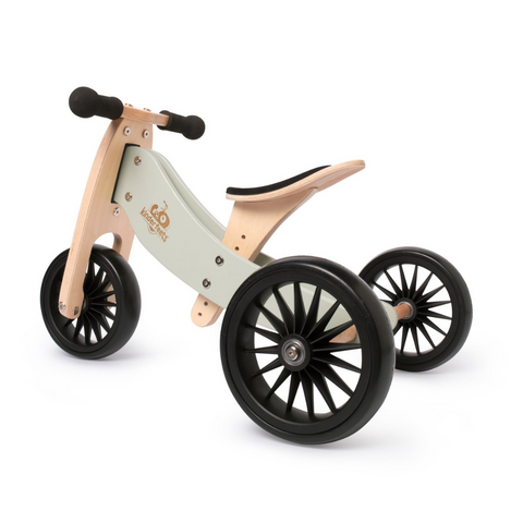 2-in-1 Tiny Tot Plus Tricycle & Balance Bike - Silver Sage