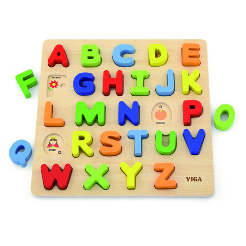 Viga Block Puzzle - Alphabet Lowercase Letters