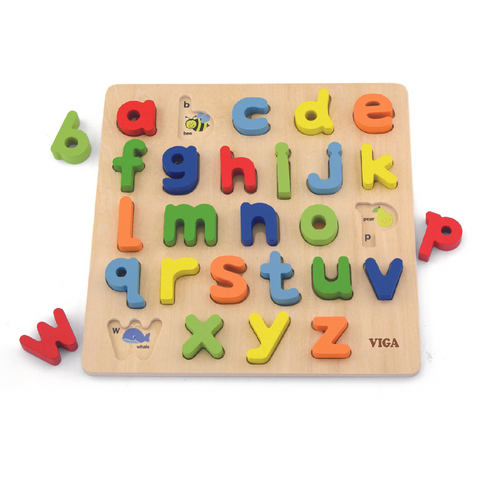 Viga Block Puzzle - Alphabet Lowercase Letters