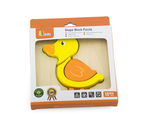 Shape Block Puzzle - Duck