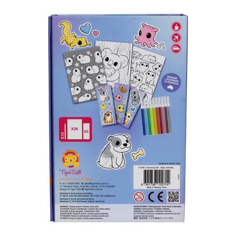 Tiger Tribe Coloring Set - Baby Animals