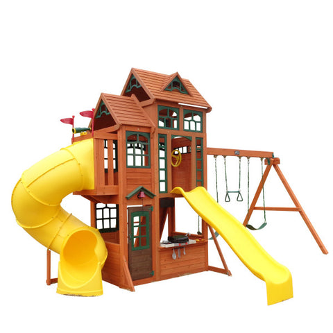 Canyon Ridge Wooden Swing Set / Playset