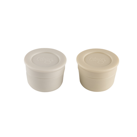 2022 Mini Sauce Containers - Light Grey/Dusty Blue