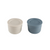2022 Mini Sauce Containers - Light Grey/Dusty Blue