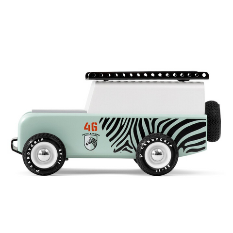 Candylab Drifter Zebra Toy Car