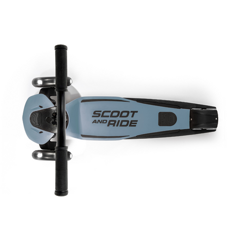 Highwaykick 5 LED Scooter - Steel