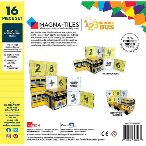 Magna-Tiles® 123 School Bus