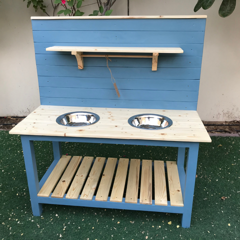 Twinville Mud Kitchen with Backing