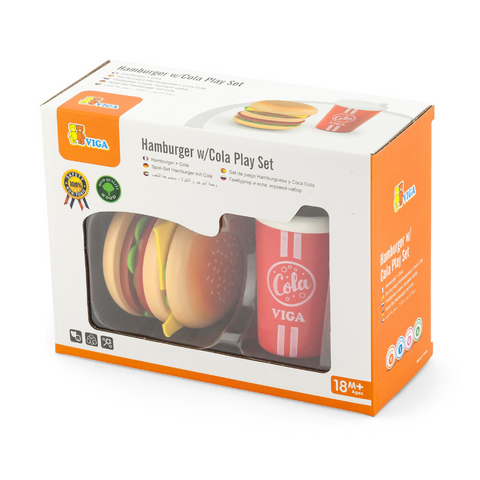 Play Food - Hamburger and Cola Set