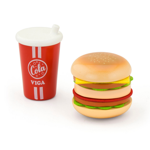 Play Food - Hamburger and Cola Set