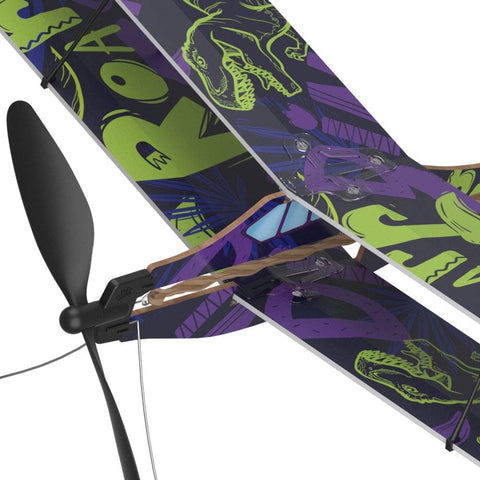 PlaySteam Rubberband Airplane Biplane