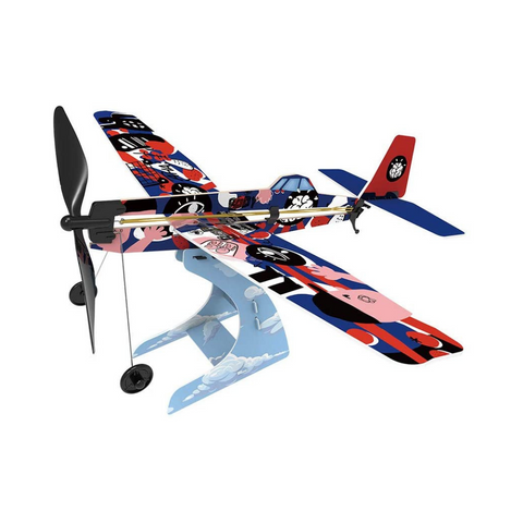 PlaySteam Rubberband Airplane Low wing