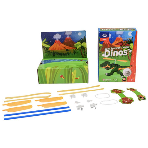 Playsteam Band Powered Copter - Dinos