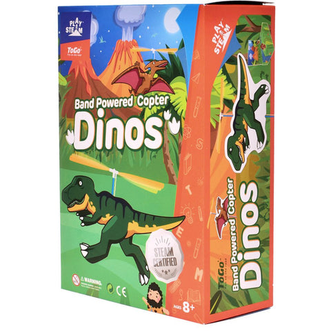 Playsteam Band Powered Copter - Dinos