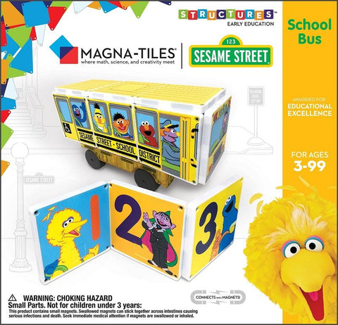 Magna-Tiles® Sesame Street | School Bus