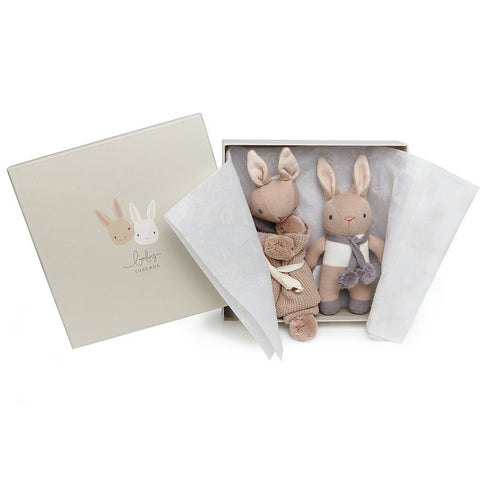 Baby Threads Bunny Gift Set - Cream