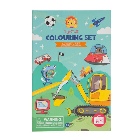 Tiger Tribe Coloring Set Adventures