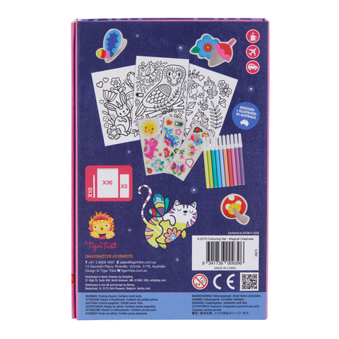 Tiger Tribe Coloring Set - Magical Creatures