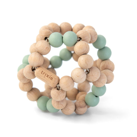 Wooden Beads Ball - Rust
