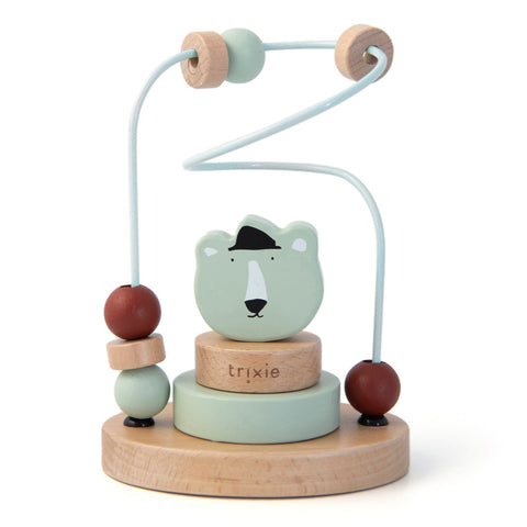 Wooden Beads Maze - Mr. Polar Bear