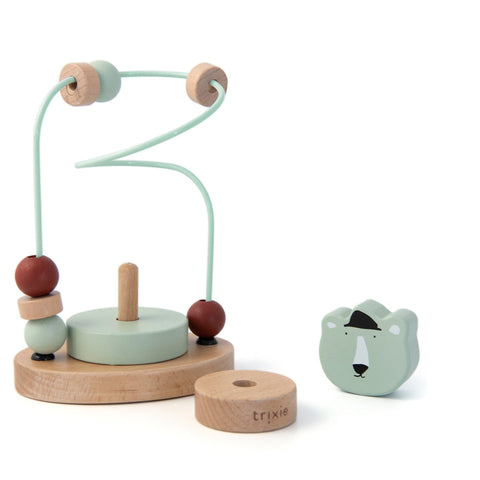 Wooden Beads Maze - Mr. Polar Bear