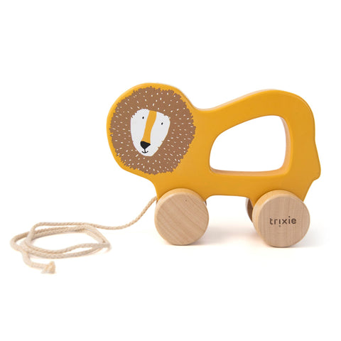 Wooden Pull Along Toy - Mrs. Elephant