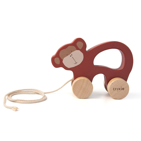 Wooden Pull Along Toy - Mrs. Rabbit