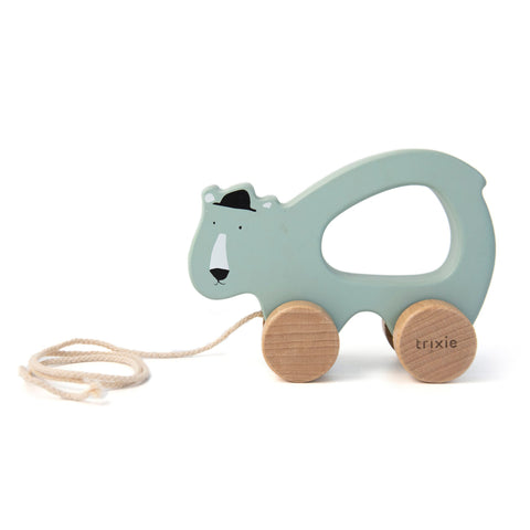 Wooden Pull Along Toy - Mrs. Rabbit