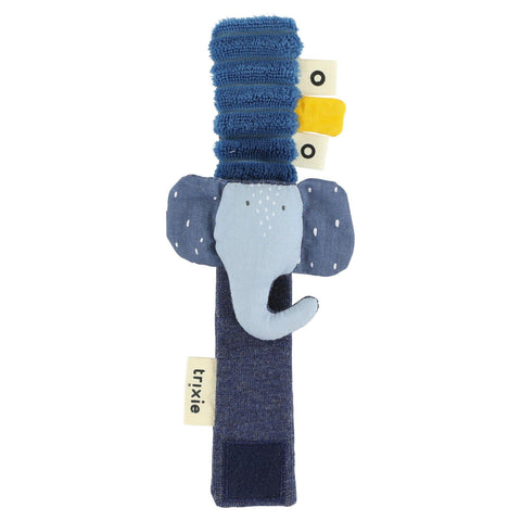trixie wrist rattle mrs. elephant
