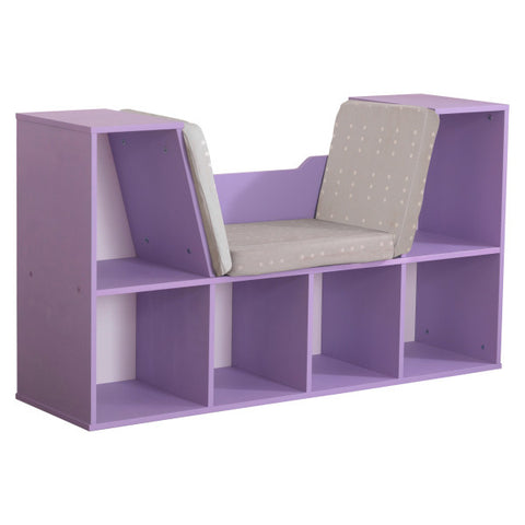 Bookcase with Reading Nook - Lavender