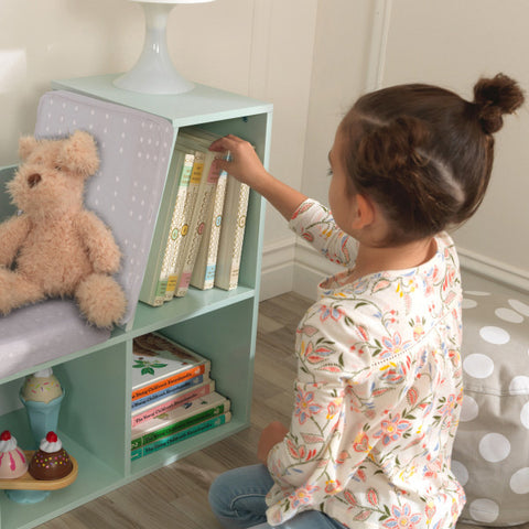 Bookcase with Reading Nook - Lavender