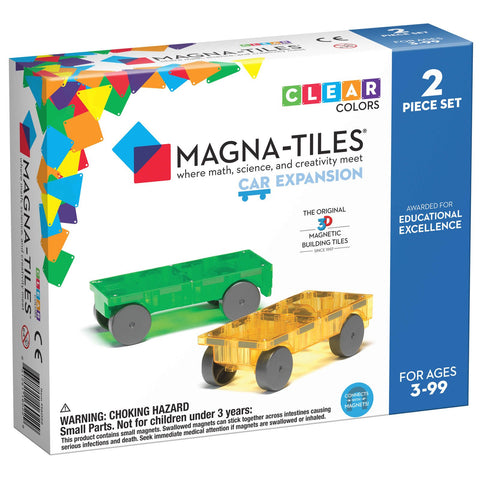 Magna-Tiles® Cars 2 Piece Expansion Set
