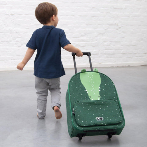 trixie kids travel trolley mr. crocodile