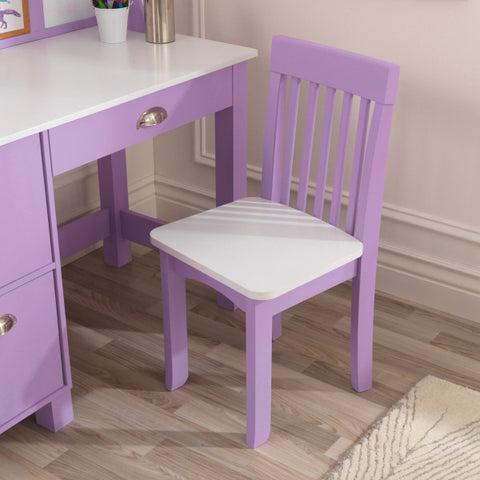 Study Desk with Chair - Lavender